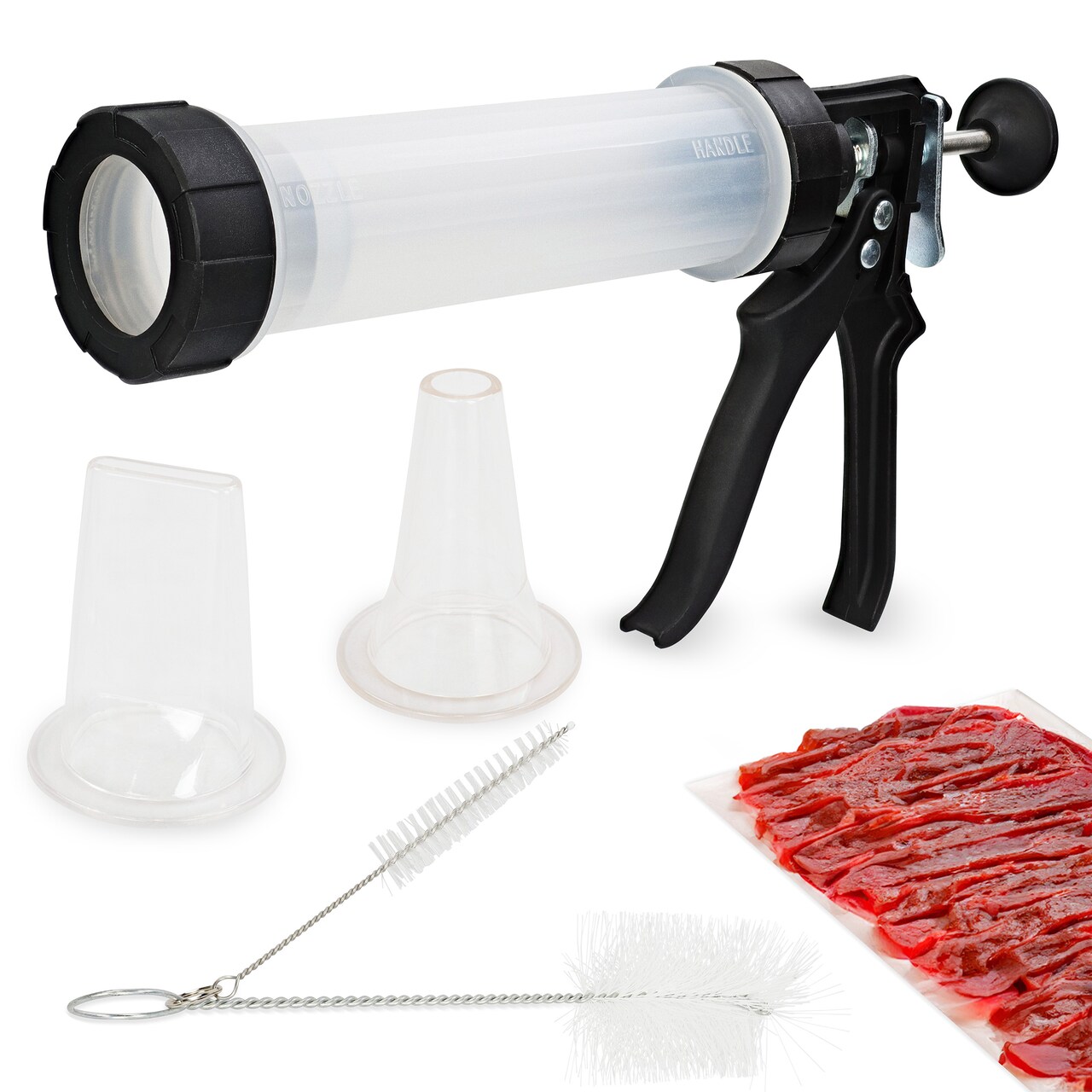 7Penn Beef Jerky Maker Set - 9in Plastic Jerky Making Kit for Strips or Sticks